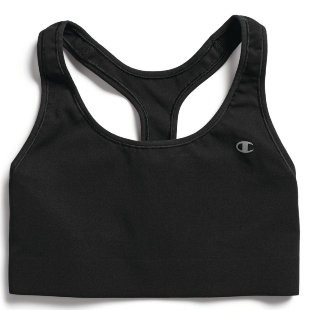 Champion Women's Black Racerback Sports Bra